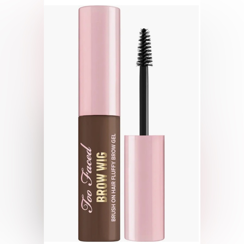 Too Faced Brow Wig Brush On Hair Fluffy Brow Gel Auburn NEW
